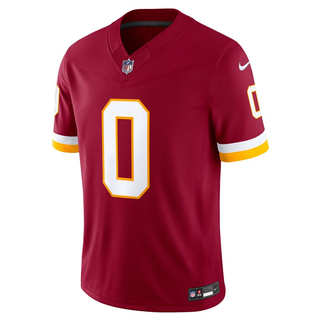 Mike Sainristil Washington Commanders Team Vapor F.U.S.E. Stitched Limited Jersey - Burgundy