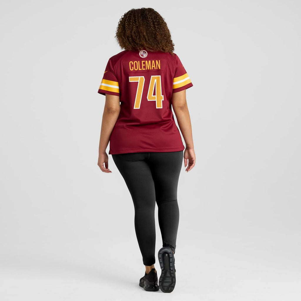 Brandon Coleman Washington Commanders Women's Team Game Jersey - Burgundy