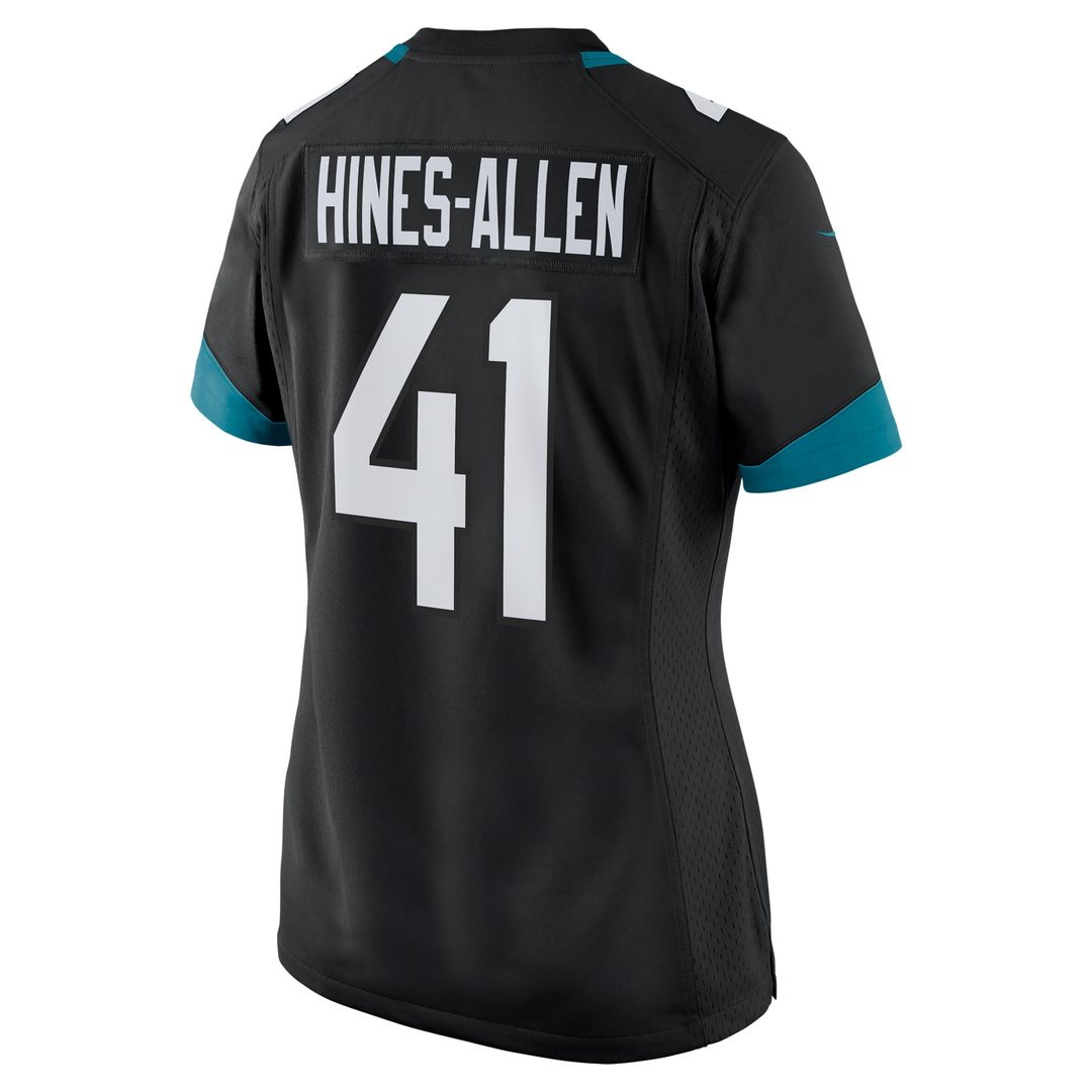 Josh Hines-Allen Jacksonville Jaguars Women's Player Game Jersey - Teal