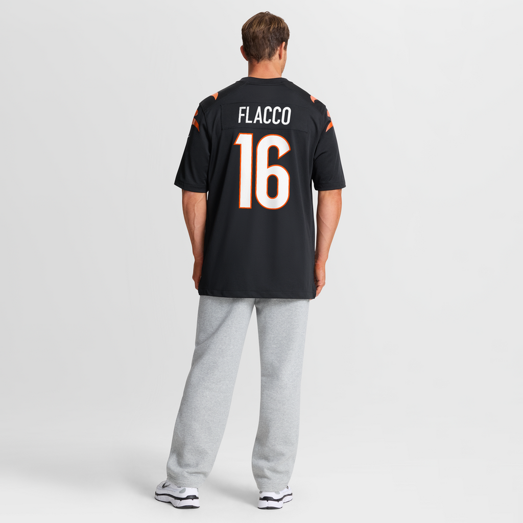 Joe Flacco Cincinnati Bengals Team Game Jersey - Black