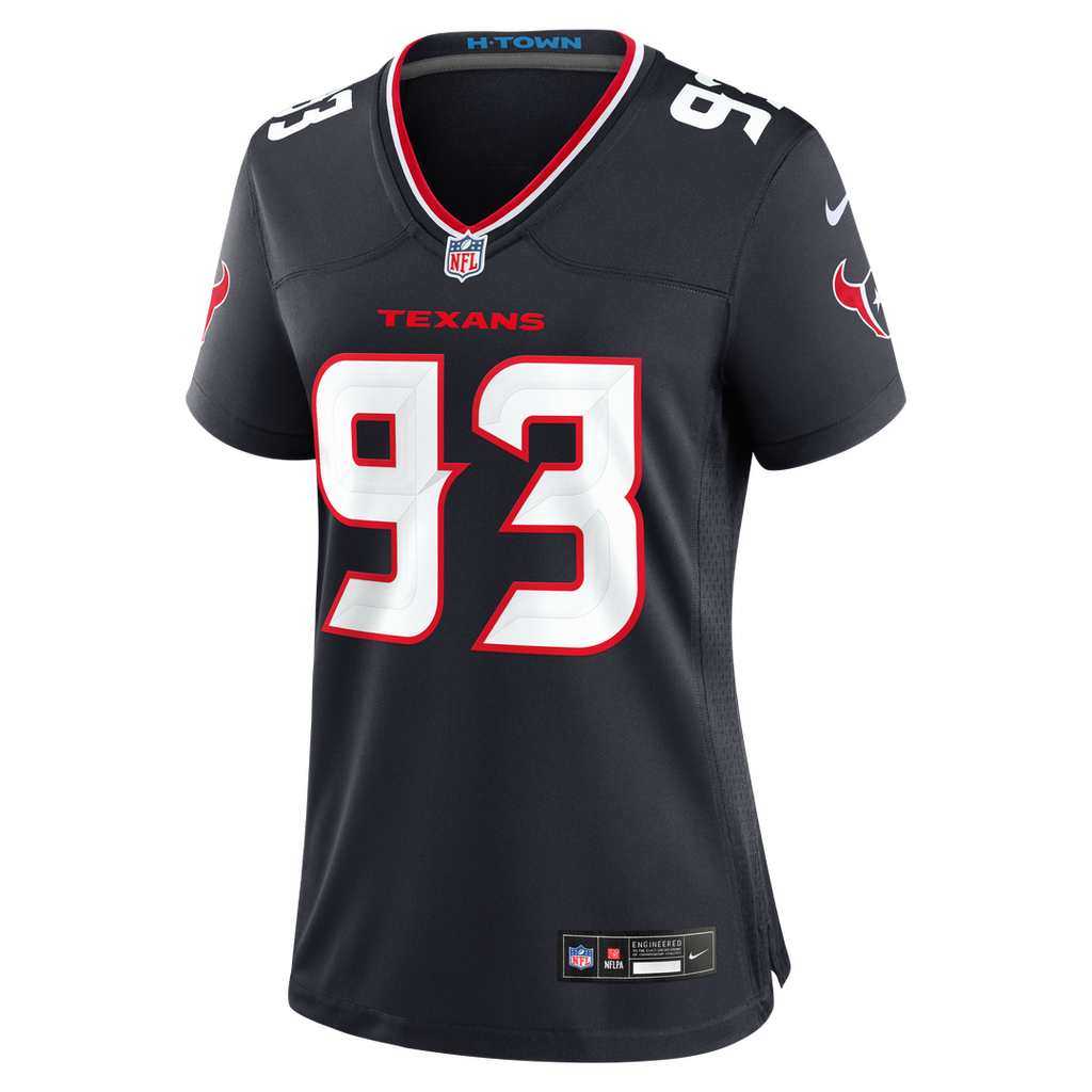 Kayden McDonald Houston Texans Women's Team Game Jersey - Navy
