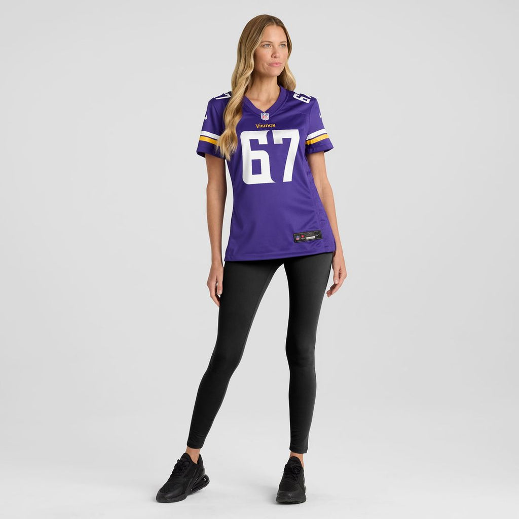 Justin Skule Minnesota Vikings Women's Team Game Jersey - Purple
