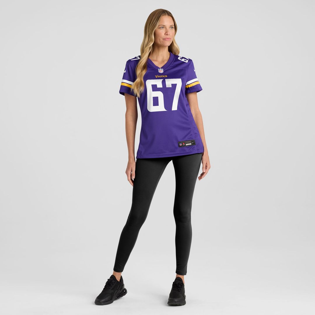 Justin Skule Minnesota Vikings Women's Team Game Jersey - Purple