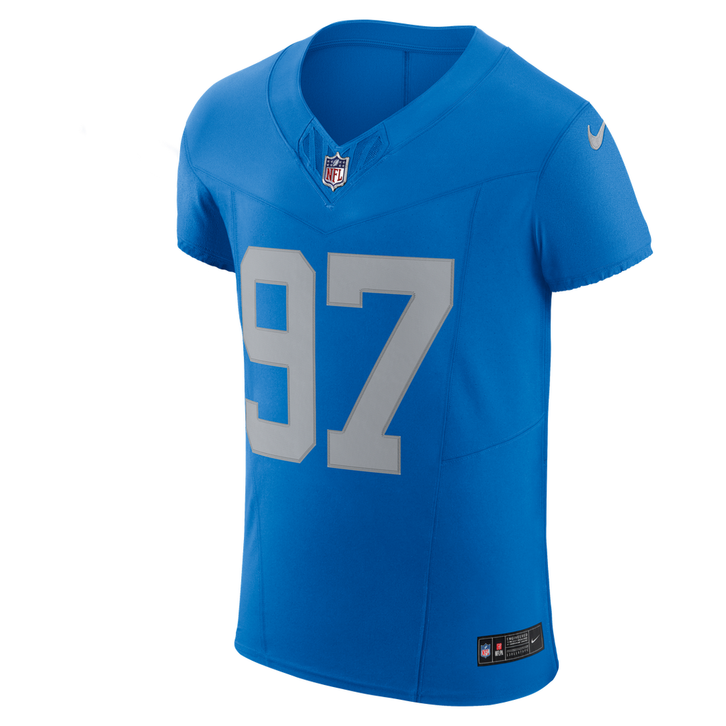 Aidan Hutchinson Detroit Lions Alternate Vapor F.U.S.E. Elite Jersey - Blue