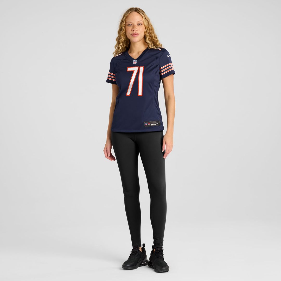 Ryan Bates Chicago Bears Women's Game Jersey - Navy
