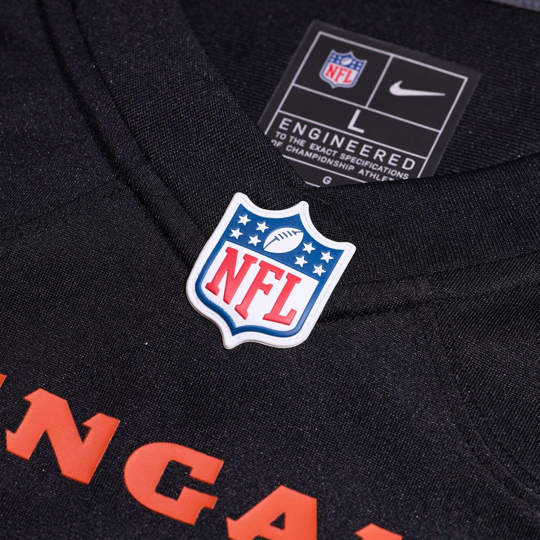 B.J. Hill Cincinnati Bengals Game Jersey - Black