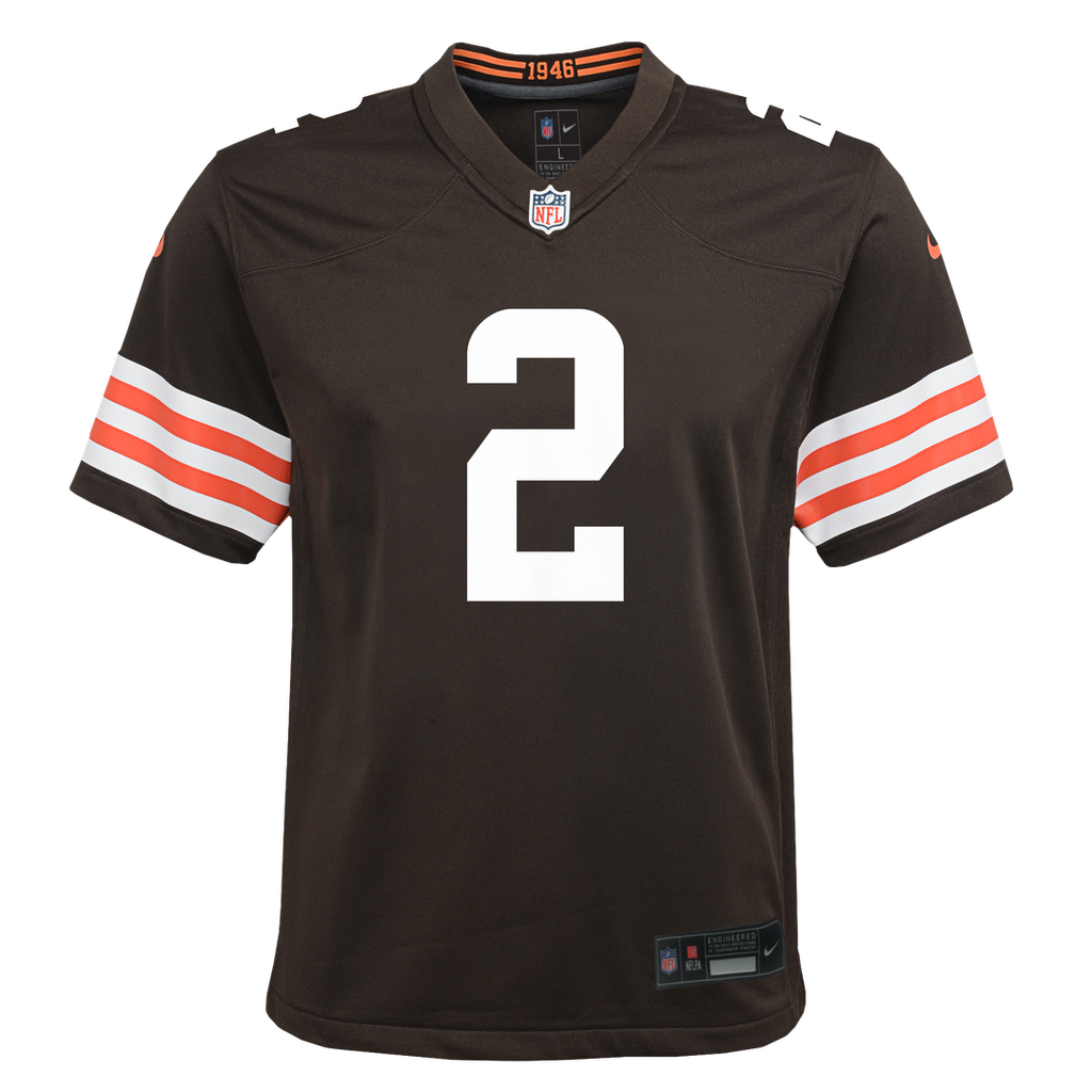 Shedeur Sanders Cleveland Browns Youth Game Jersey - Brown