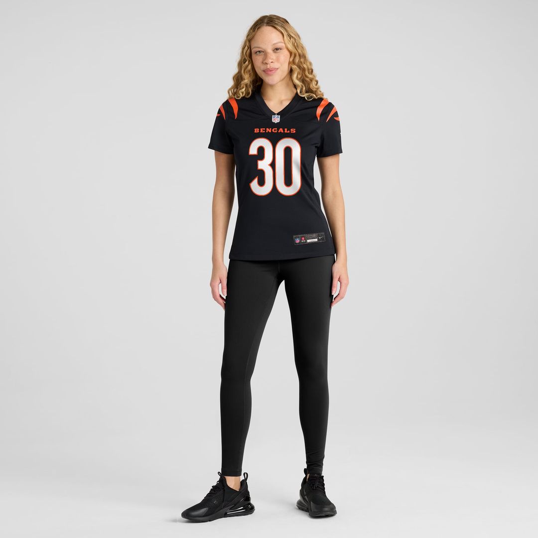Chase Brown Cincinnati Bengals Women's Team Game Jersey - Black