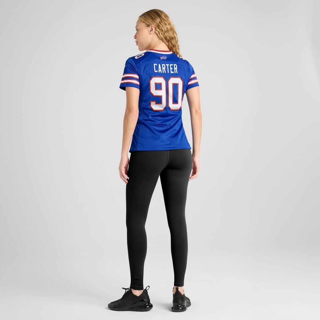 DeWayne Carter Buffalo Bills Women's Game Jersey - Royal