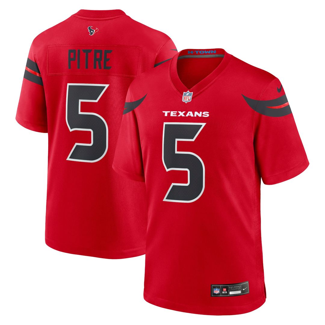 Jalen Pitre Houston Texans Game Jersey - White