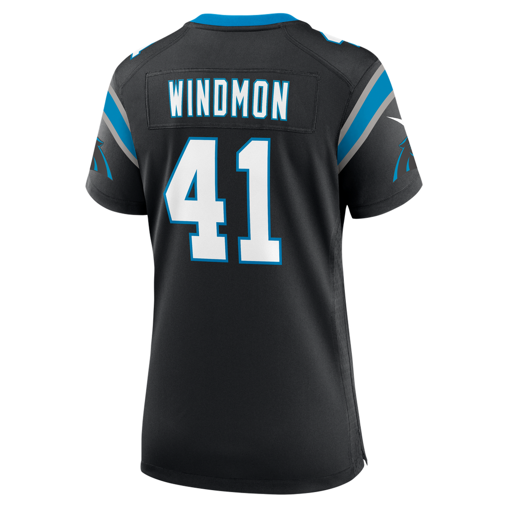 Jacoby Windmon Carolina Panthers Women's Team Game Jersey - Black
