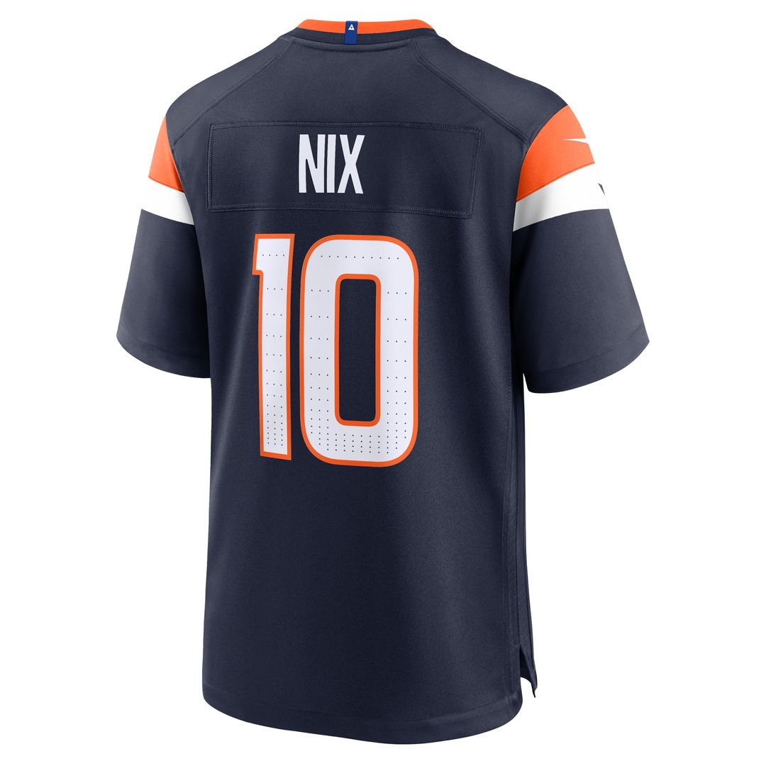 Bo Nix Denver Broncos Player Game Jersey - Orange