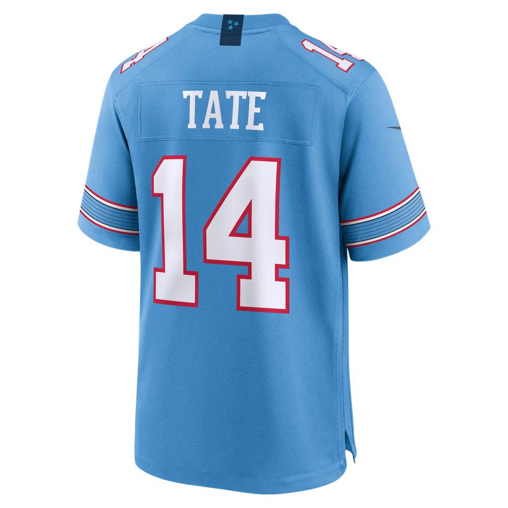 Carnell Tate Tennessee Titans 2026 Draft First Round Pick No. 4 Team Game Jersey - Light Blue