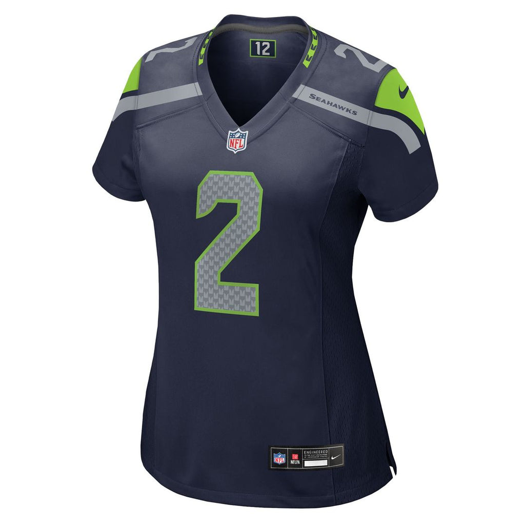 Drew Lock Seattle Seahawks Women's Team Game Jersey - College Navy