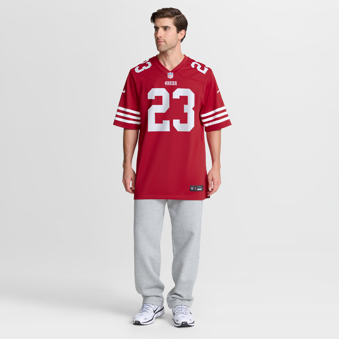 Christian McCaffrey San Francisco 49ers Game Player Jersey - White