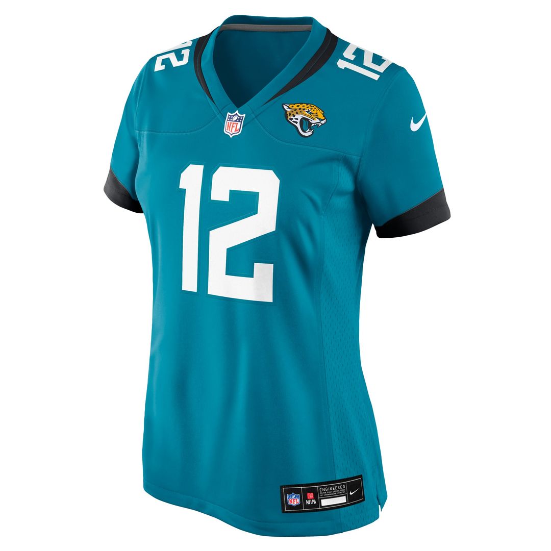 Travis Hunter Jacksonville Jaguars Women's Team Game Jersey - Teal