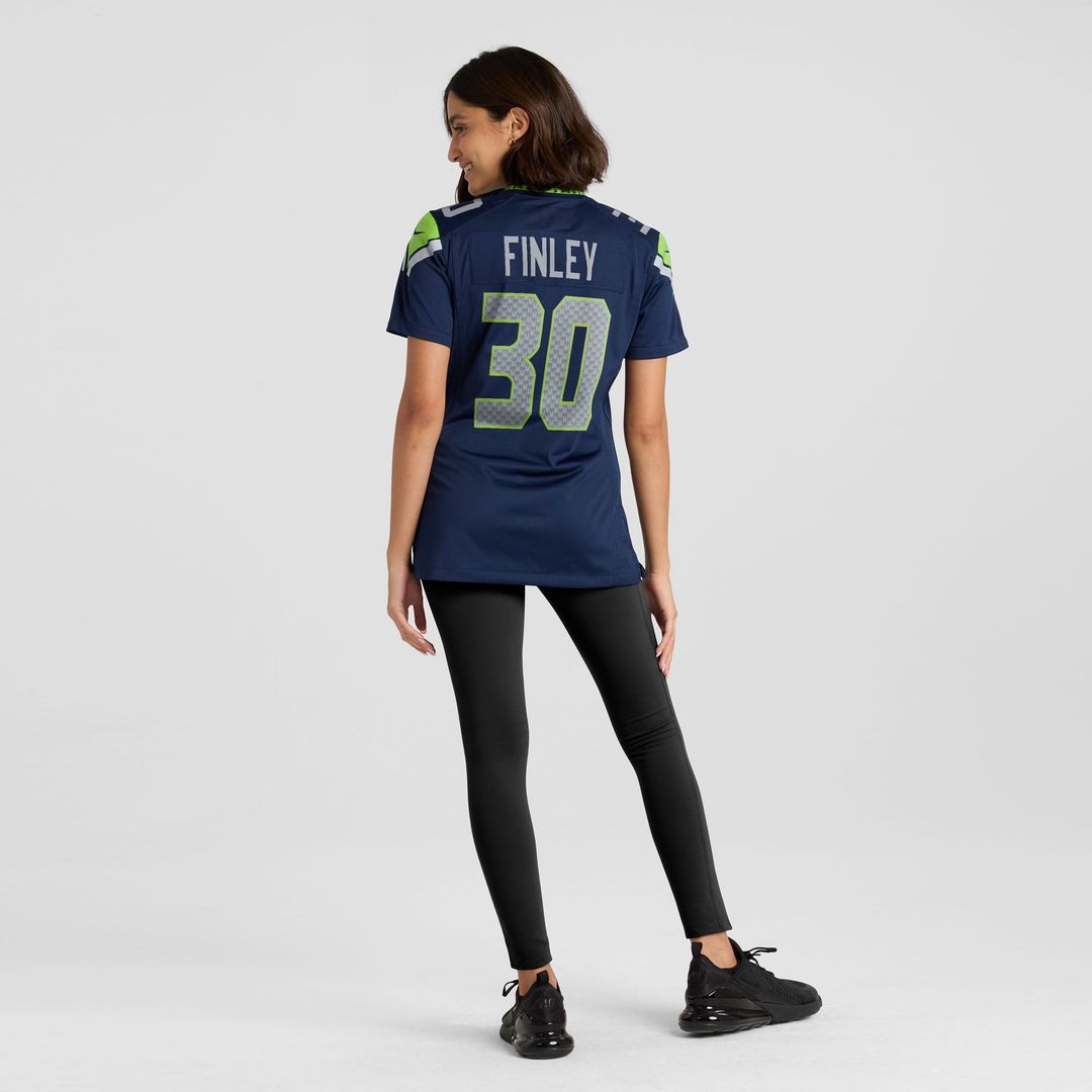 AJ Finley Seattle Seahawks Women's Team Game Jersey - College Navy