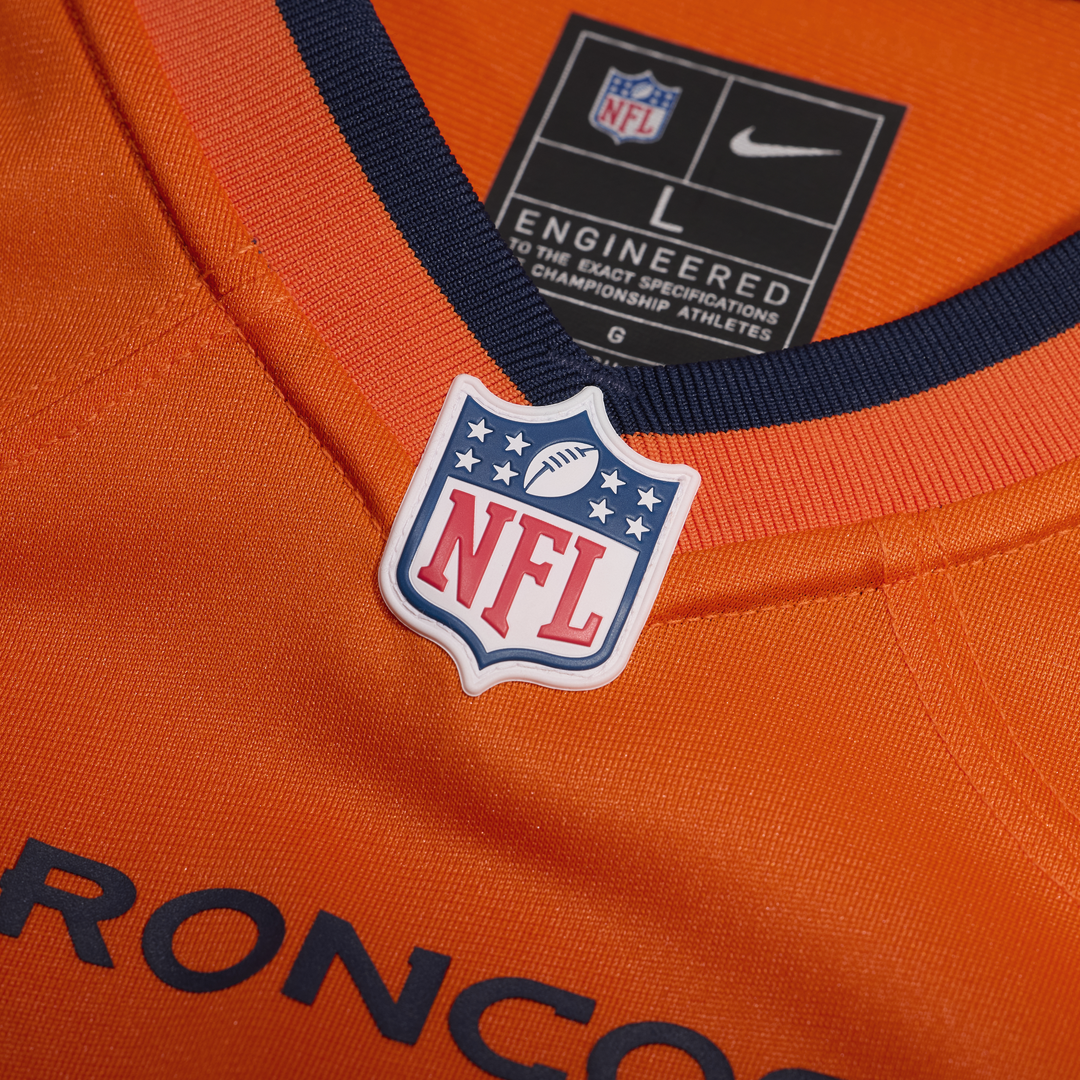 Talanoa Hufanga Denver Broncos Team Game Jersey - Orange