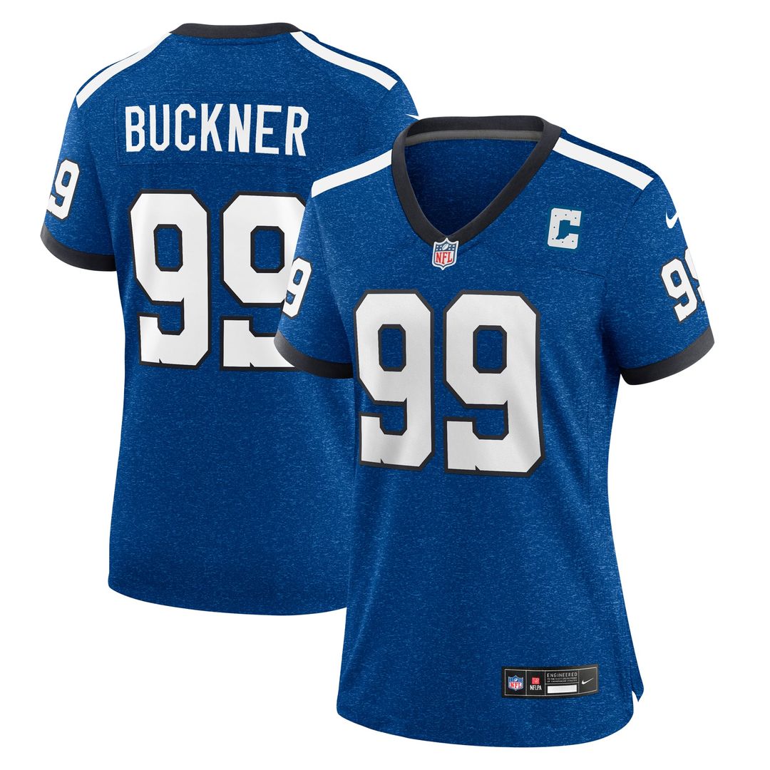 DeForest Buckner Indianapolis Colts Women's Indiana Nights Alternate Game Jersey - Royal