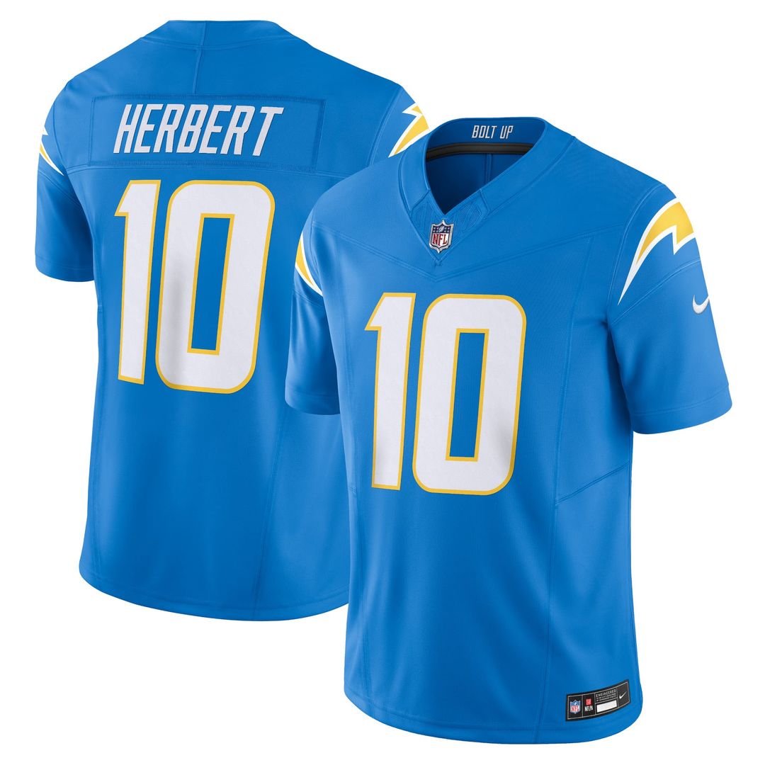 Justin Herbert Los Angeles Chargers Vapor F.U.S.E. Limited Jersey - White