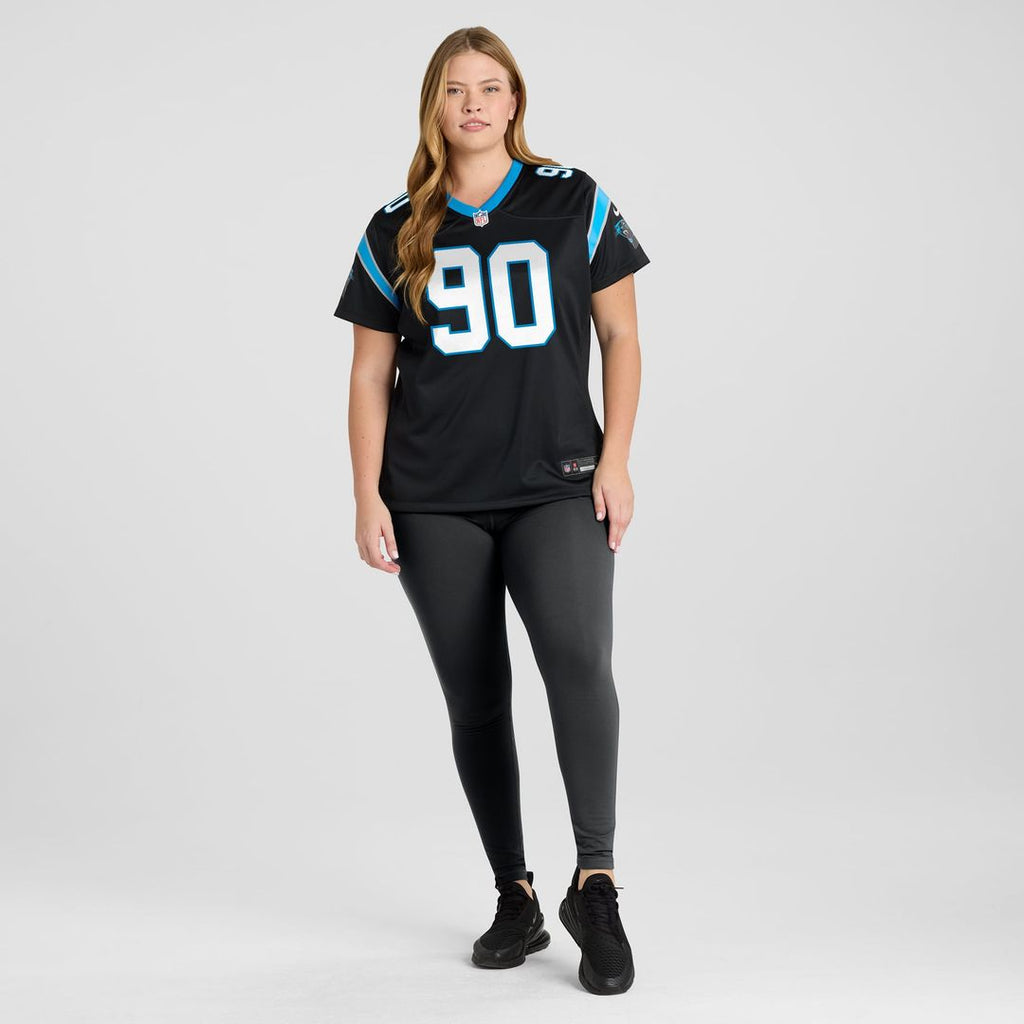 Julius Peppers Carolina Panthers Women's Retired Player Game Jersey - Black