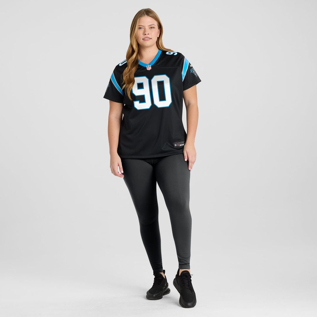 Julius Peppers Carolina Panthers Women's Retired Player Game Jersey - Black