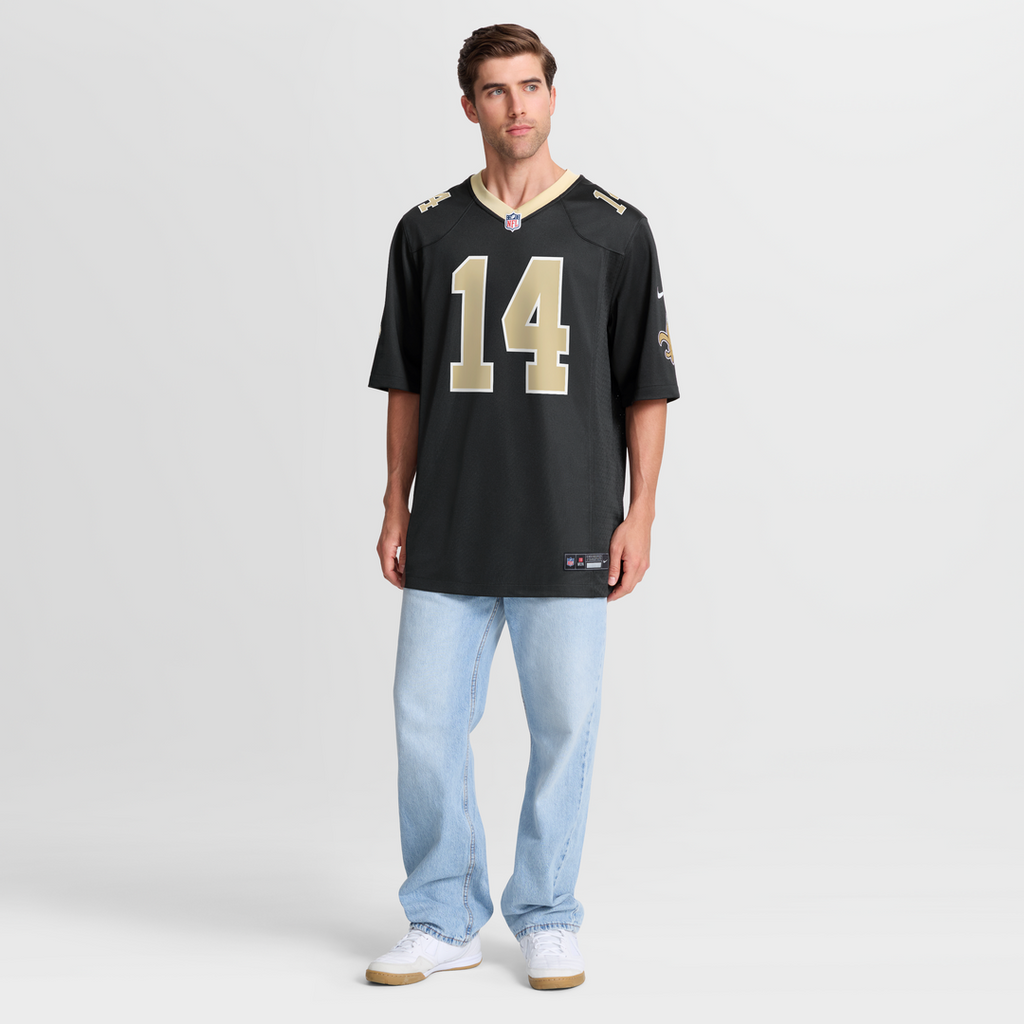 Devaughn Vele New Orleans Saints Team Game Jersey - Black