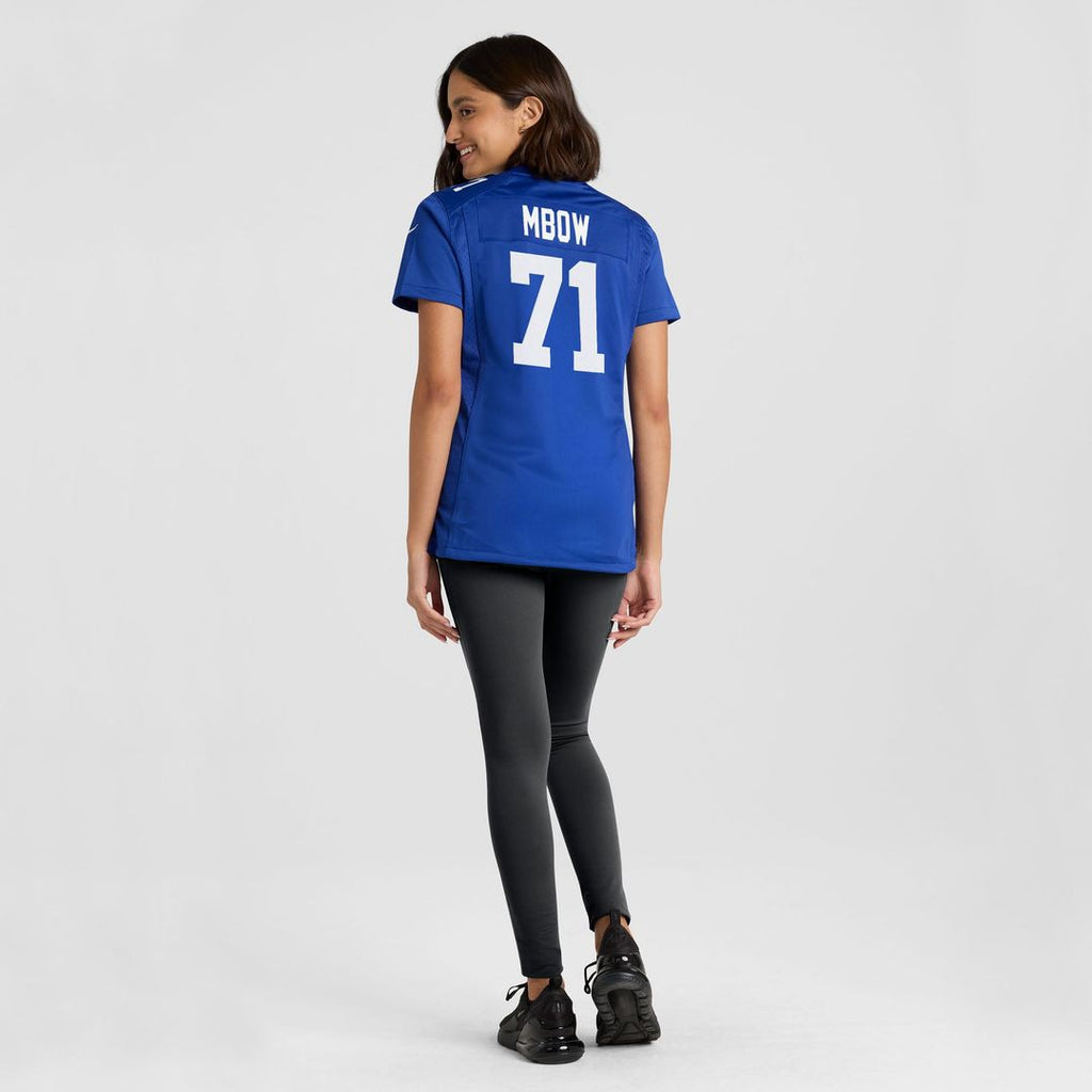 Marcus Mbow New York Giants Women's Team Game Jersey - Royal