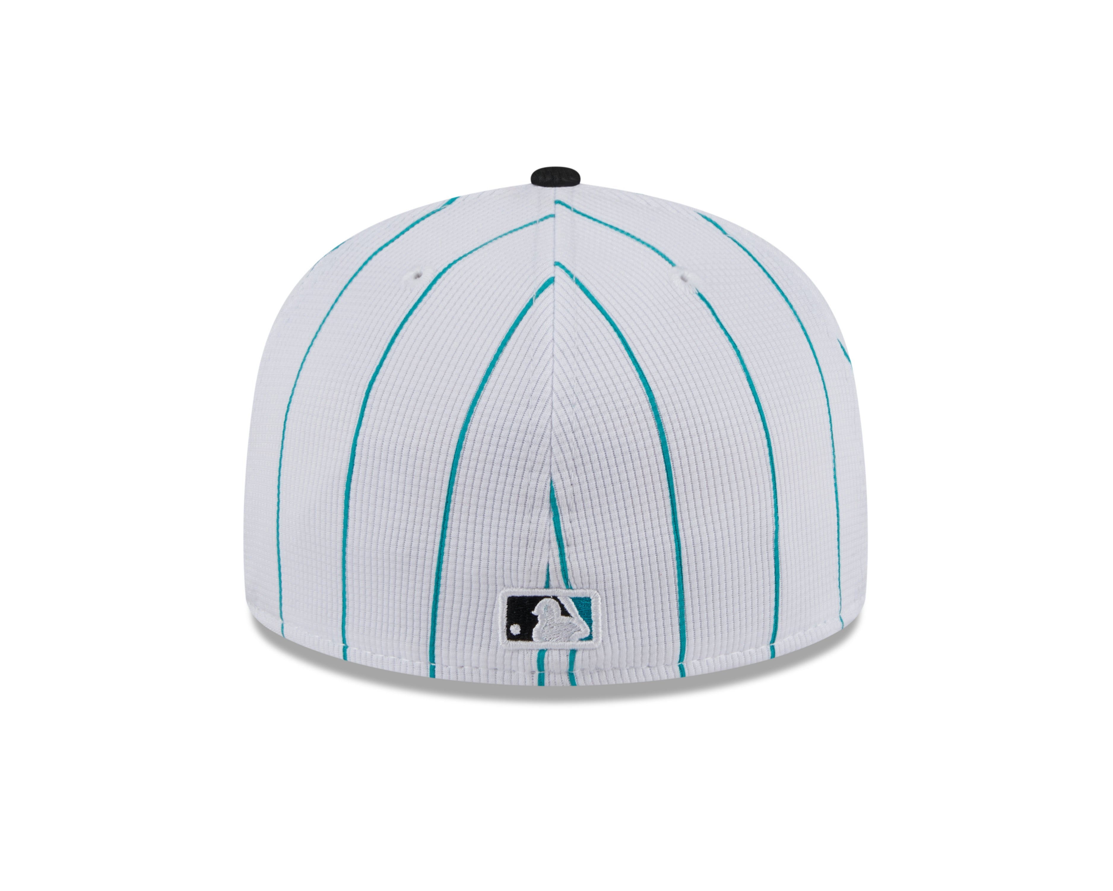 Men's Miami Marlins White 2024 Batting Practice 59FIFTY Fitted Hat