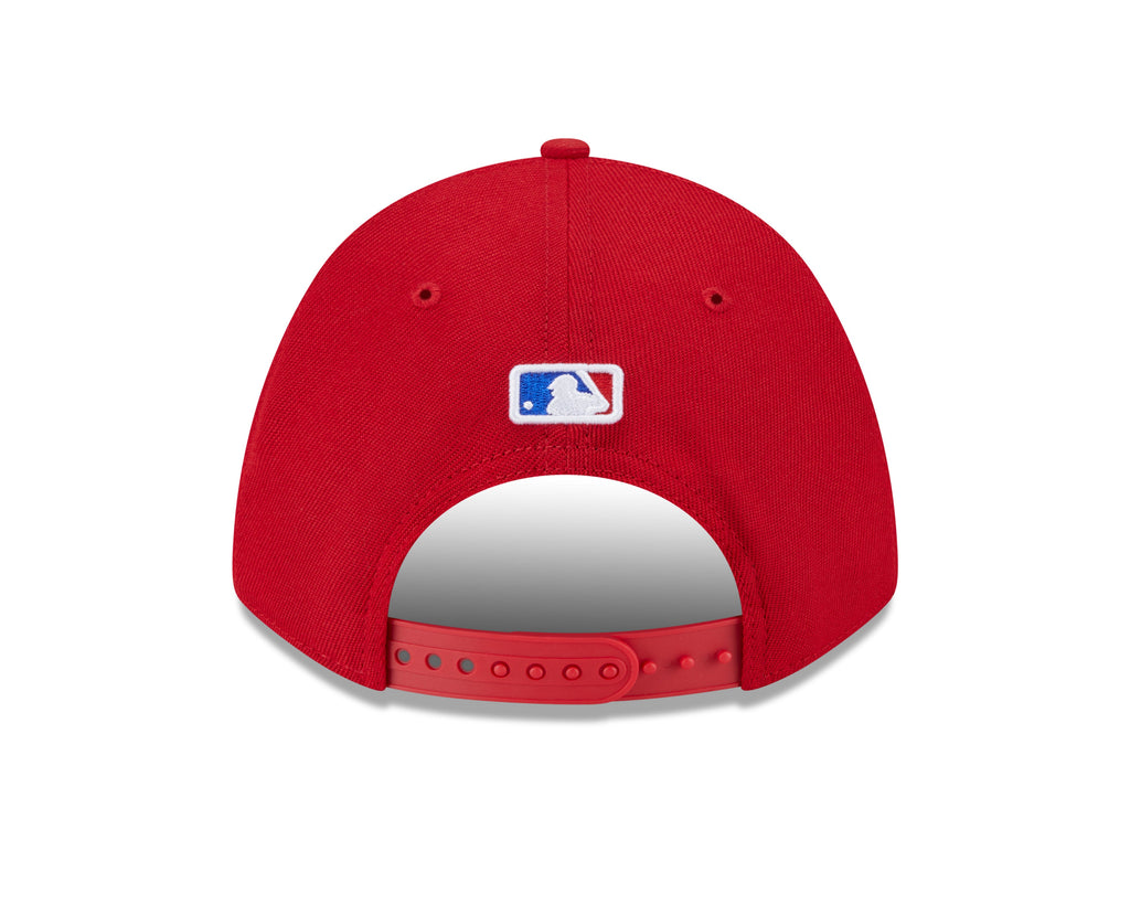 Texas Rangers Red Alternate New Era Player Replica M-Crown 9FORTY Adjustable Hat