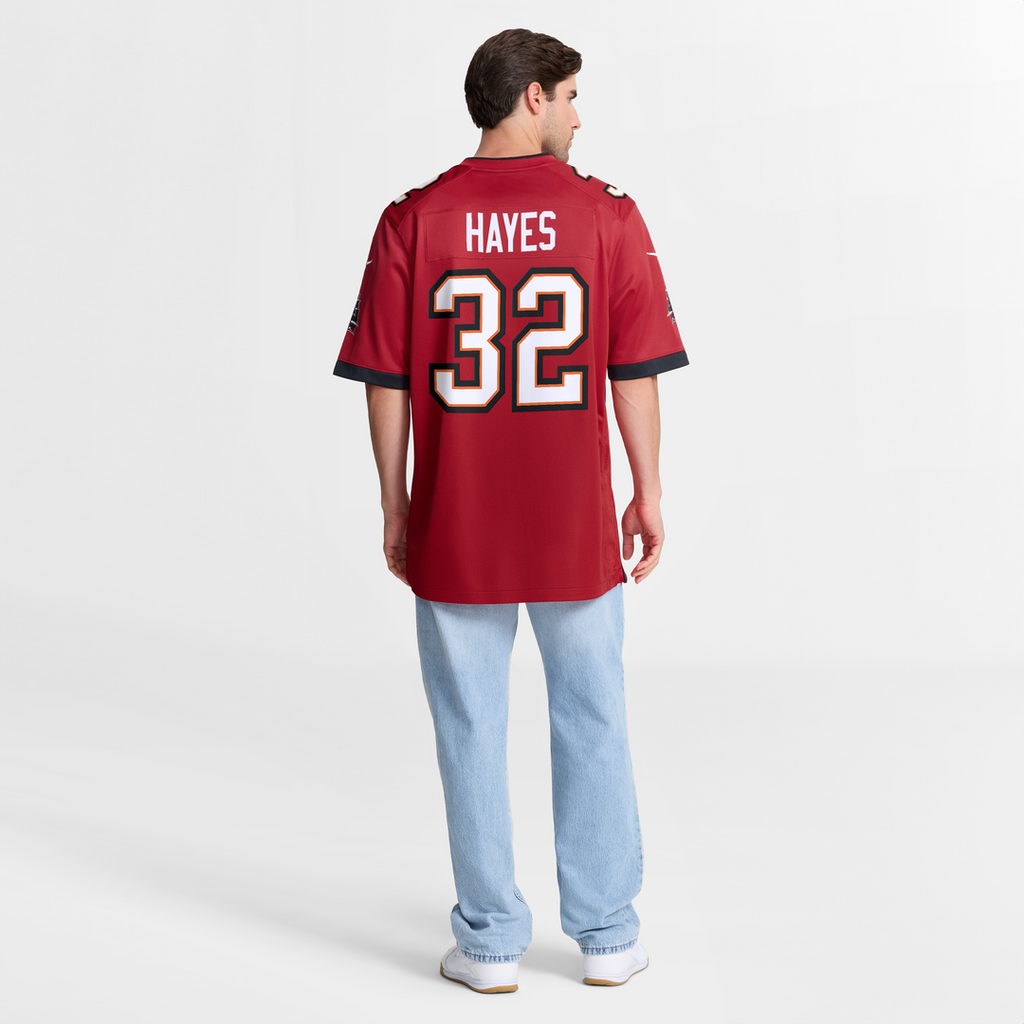 Josh Hayes Tampa Bay Buccaneers Game Jersey - Red