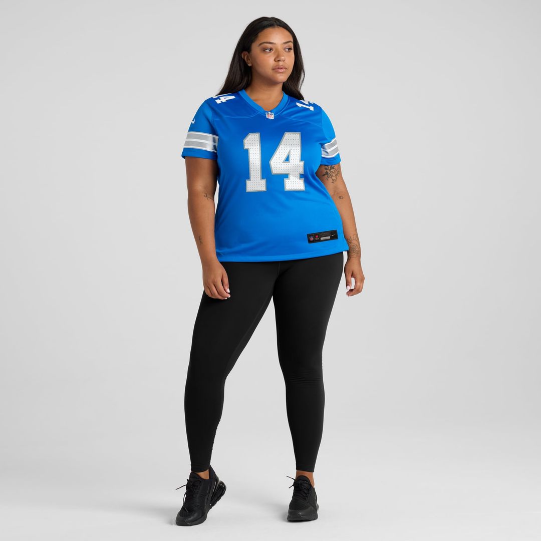 Amon-Ra St. Brown Detroit Lions Women's White Game Jersey - White