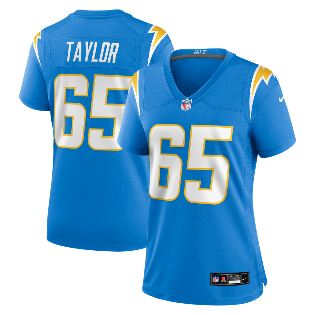 Logan Taylor Los Angeles Chargers Women's Team Game Jersey - Powder Blue