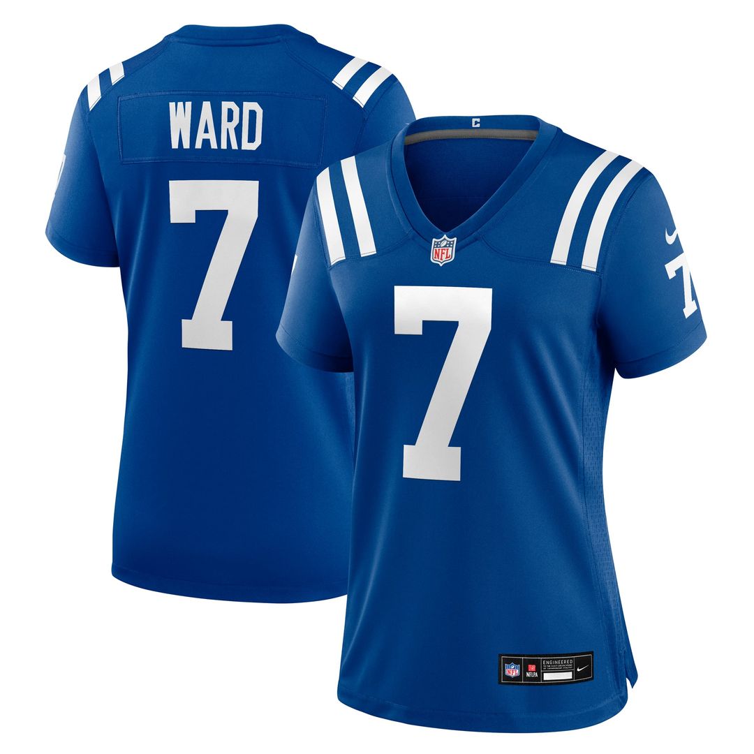 Charvarius Ward Indianapolis Colts Women's Team Game Jersey - Royal