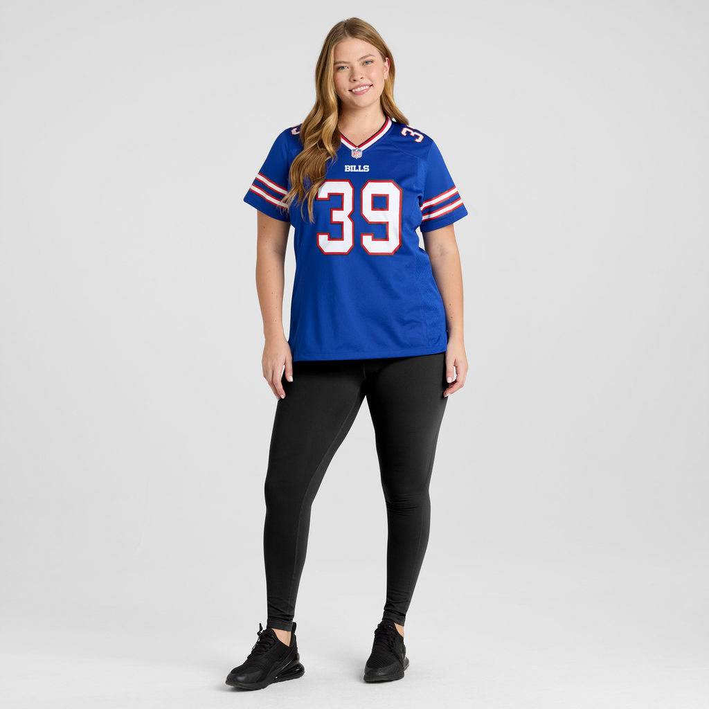 Tommy Doman Buffalo Bills Women's Team Game Jersey - Royal