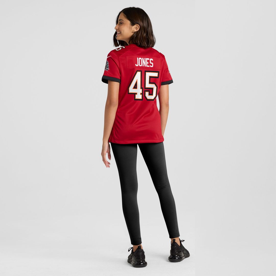 Deion Jones Tampa Bay Buccaneers Women's Team Game Jersey - Red