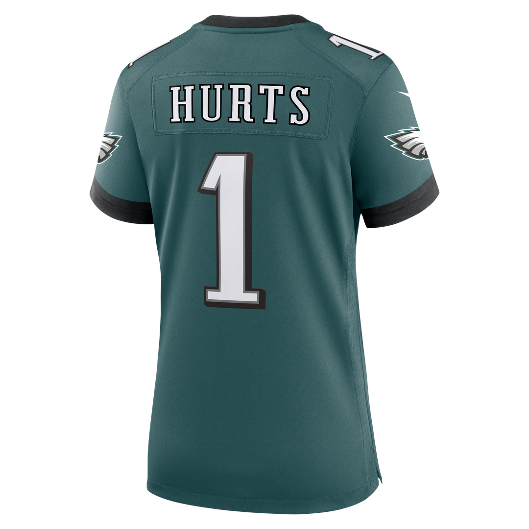 Jalen Hurts Philadelphia Eagles Women's Team Game Jersey - Midnight Green