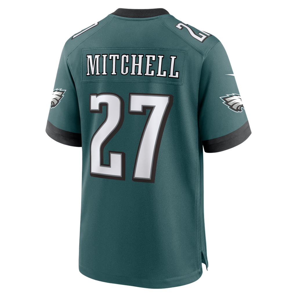 Quinyon Mitchell Philadelphia Eagles Team Game Jersey - Midnight Green