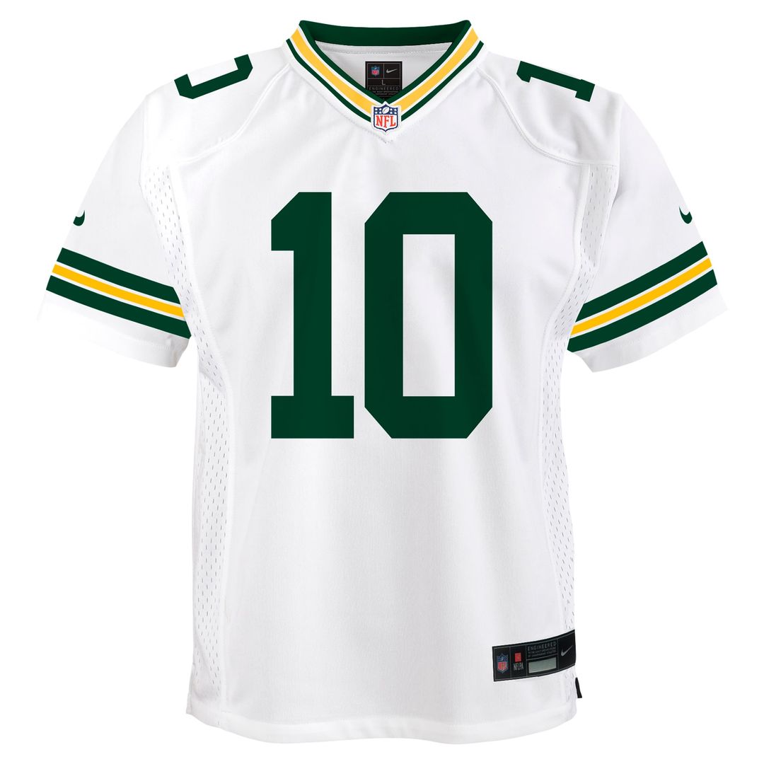 Love Green Bay Packers Youth Game Jersey - Green