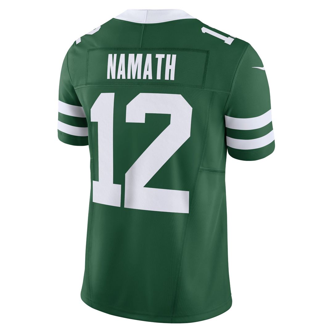 Joe Namath New York Jets Vapor F.U.S.E. Limited Jersey - Legacy Green