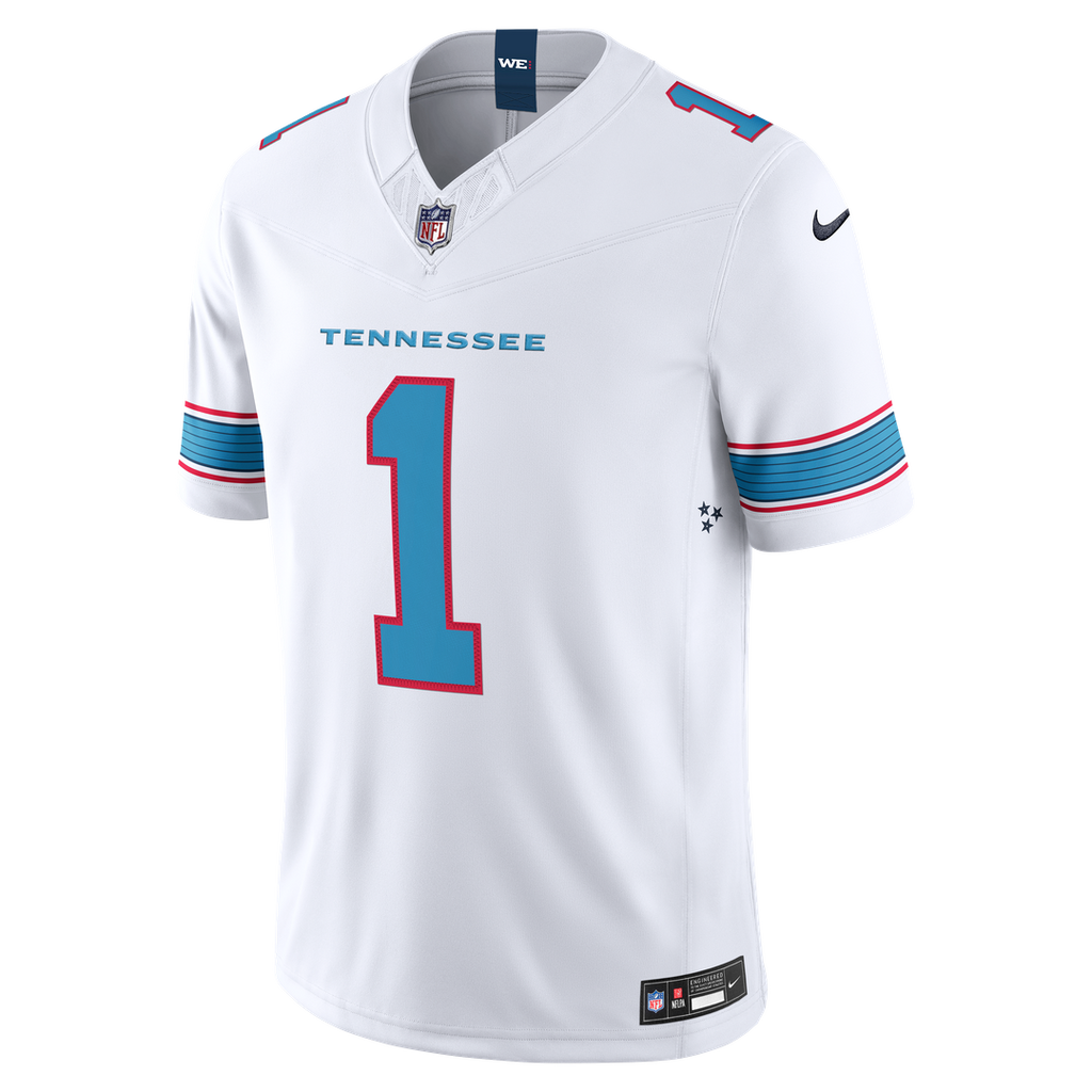 Cameron Ward Tennessee Titans Vapor F.U.S.E. Stitched Limited Jersey - White