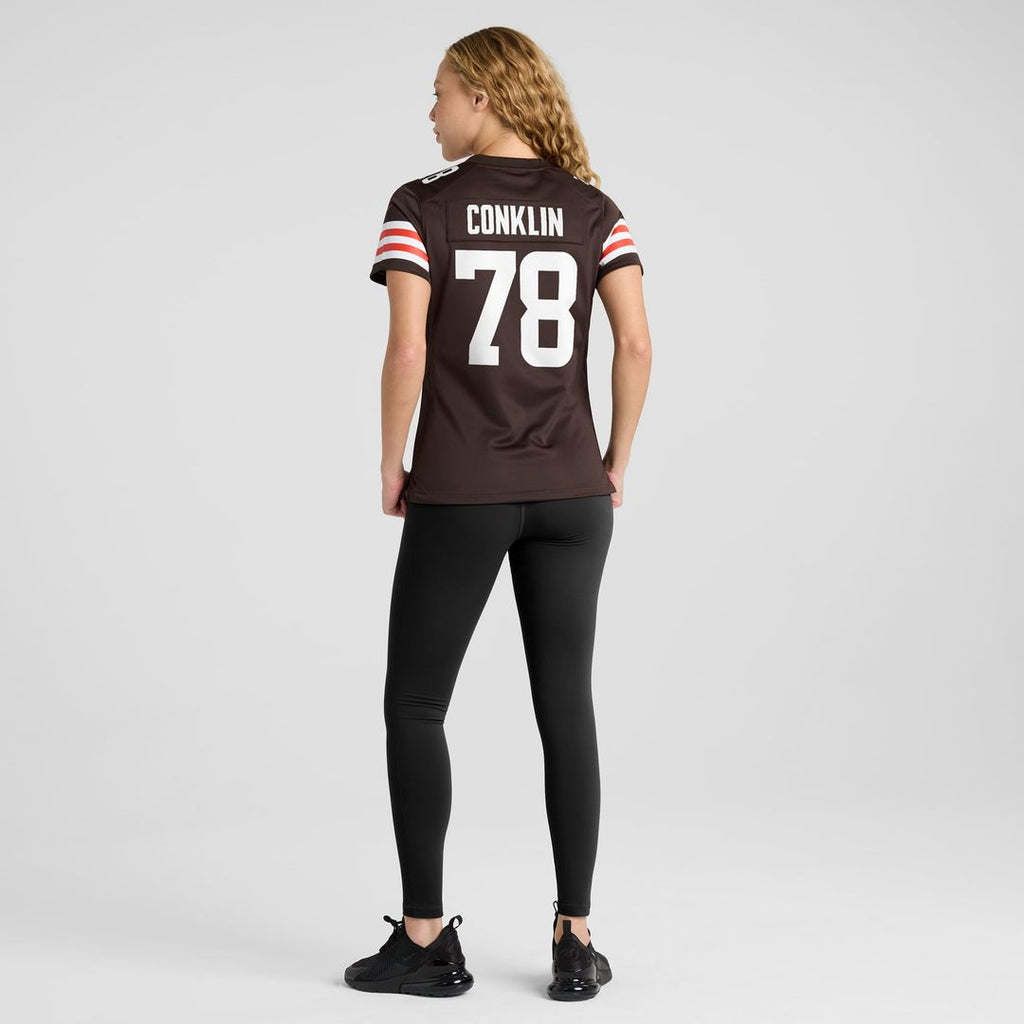 Jack Conklin Cleveland Browns Women's Player Game Jersey - Brown