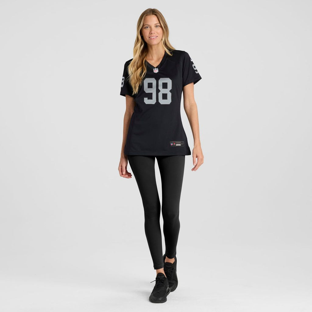 Maxx Crosby Las Vegas Raiders Women's Jersey - Black