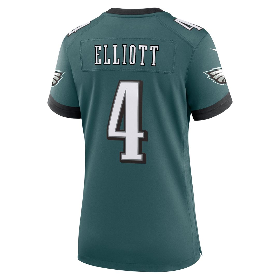 Jake Elliott Philadelphia Eagles Women's Team Game Jersey - Midnight Green