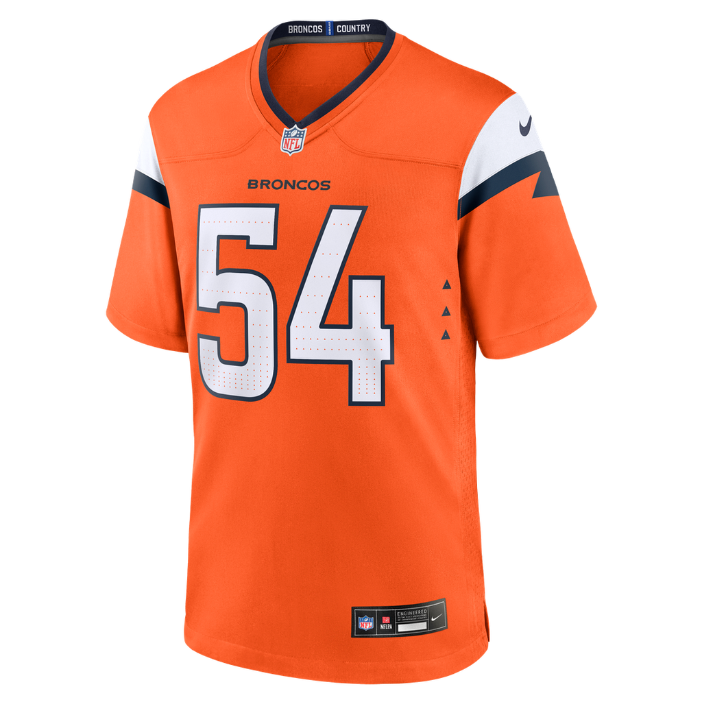 Alex Forsyth Denver Broncos Team Game Jersey - Orange