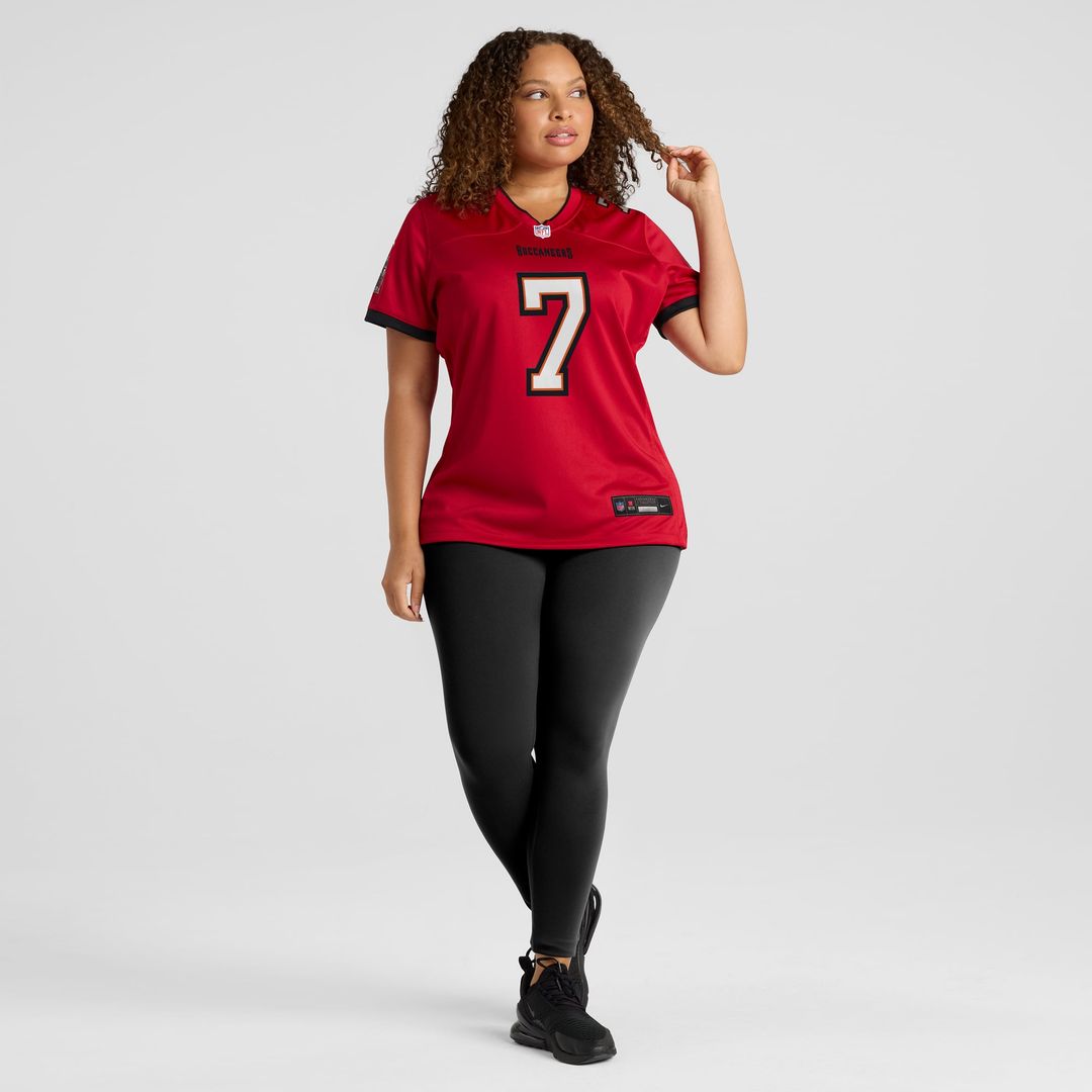 Bucky Irving Tampa Bay Buccaneers Women's Alternate Game Jersey - Pewter