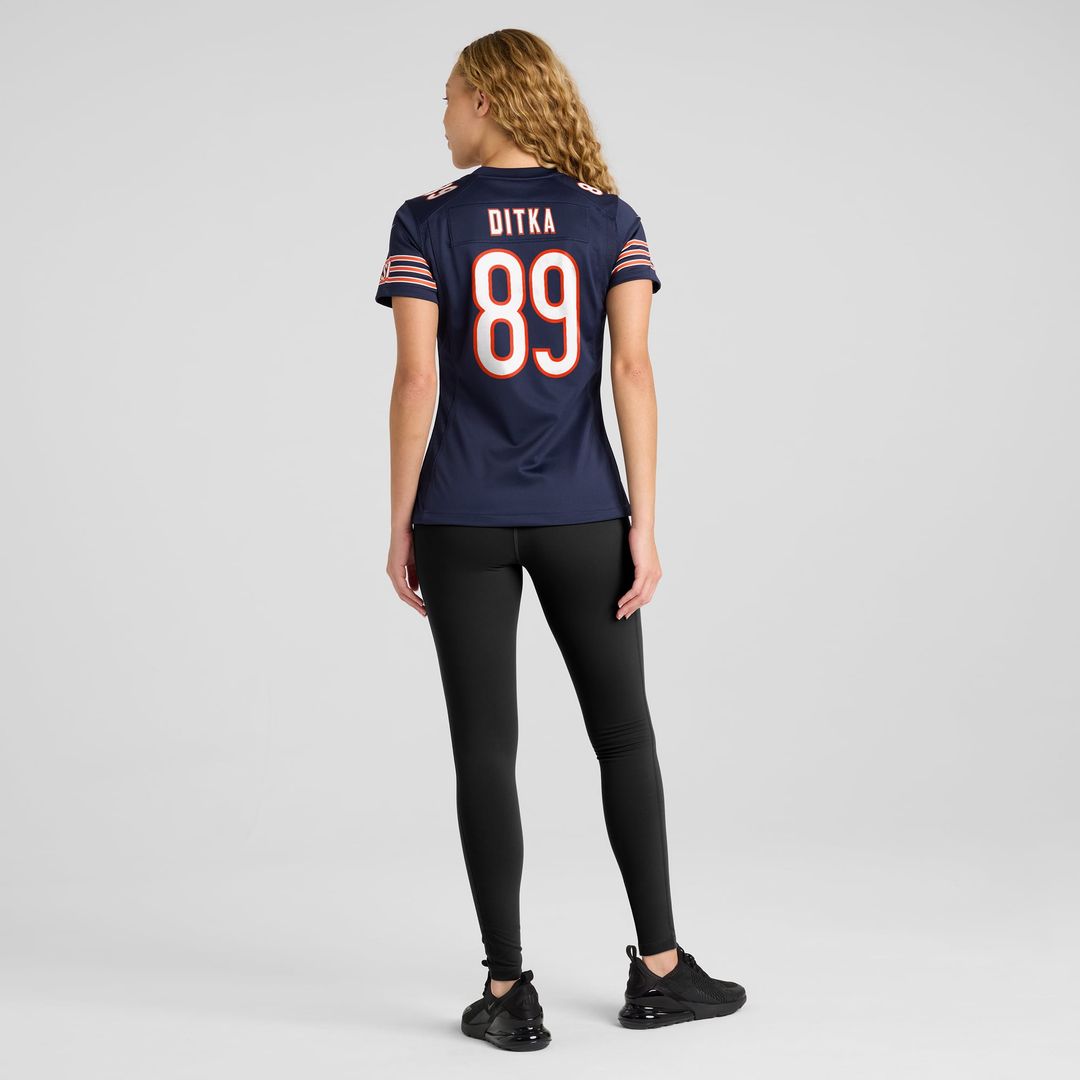 Mike Ditka Chicago Bears Women's Game Retired Player Jersey - Navy