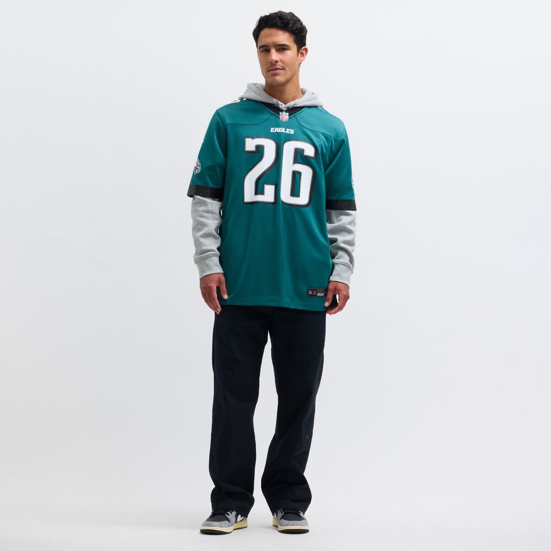 Saquon Barkley Philadelphia Eagles Alternate Game Jersey - Black
