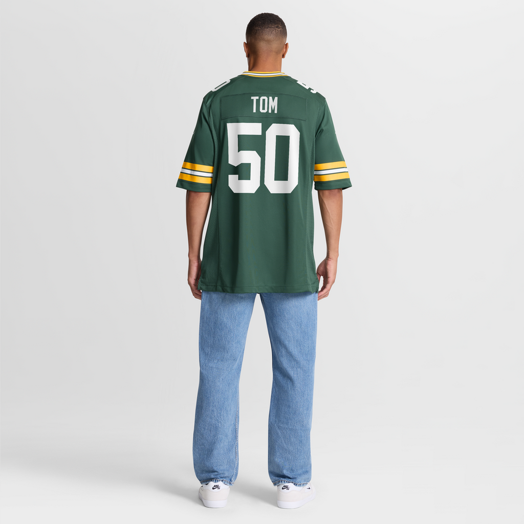 Zach Tom Green Bay Packers Game Player Jersey - Green