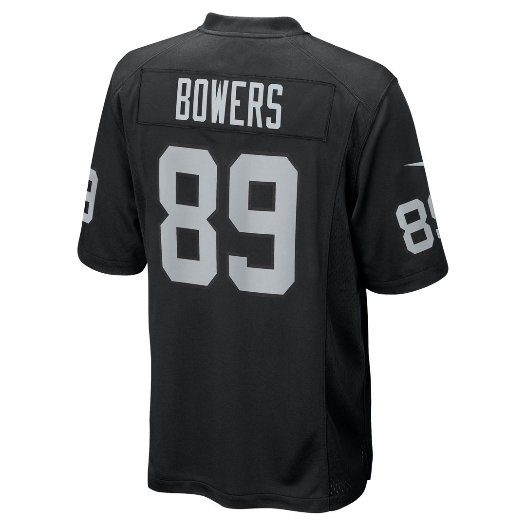 Brock Bowers Las Vegas Raiders Player Game Jersey - Black